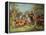 The First Thanksgiving-Jean Leon Gerome Ferris-Framed Premier Image Canvas