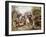 The First Thanksgivng, 1621-Jean Leon Gerome Ferris-Framed Giclee Print