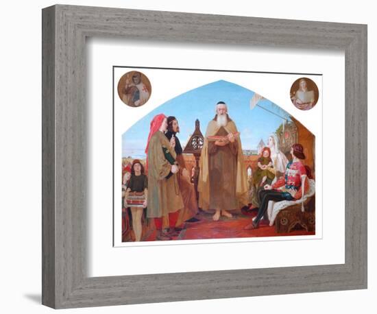 The First Translation of the Bible into English-Ford Madox Brown-Framed Giclee Print