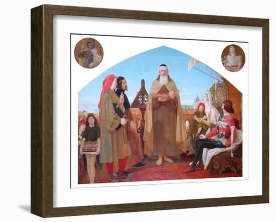 The First Translation of the Bible into English-Ford Madox Brown-Framed Giclee Print