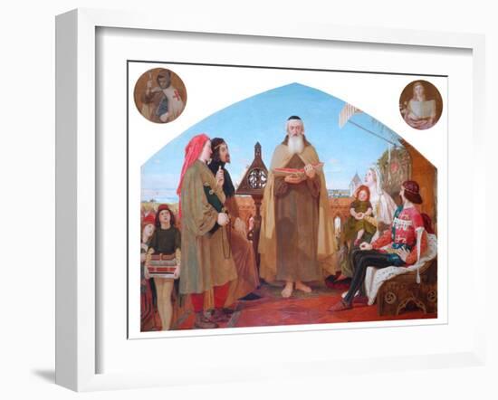 The First Translation of the Bible into English-Ford Madox Brown-Framed Giclee Print