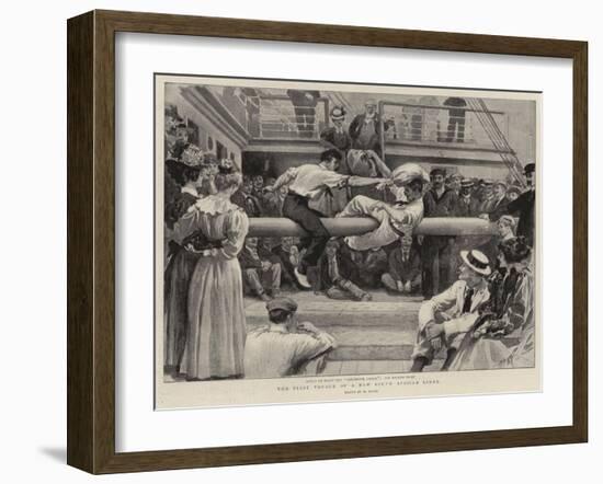 The First Voyage of a New South African Liner-William Small-Framed Giclee Print