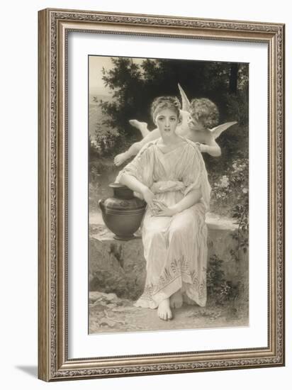 The First Whisper of Love, after Bouguereau-John Douglas Miller-Framed Giclee Print