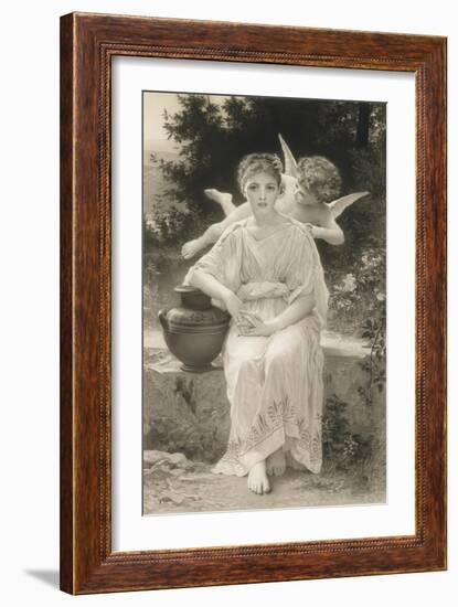 The First Whisper of Love, after Bouguereau-John Douglas Miller-Framed Giclee Print