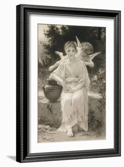 The First Whisper of Love, after Bouguereau-John Douglas Miller-Framed Giclee Print