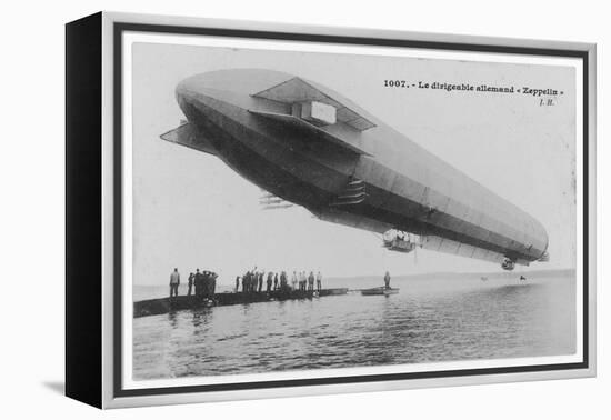 The First Zeppelin Lz-I on the Bodensee-null-Framed Stretched Canvas