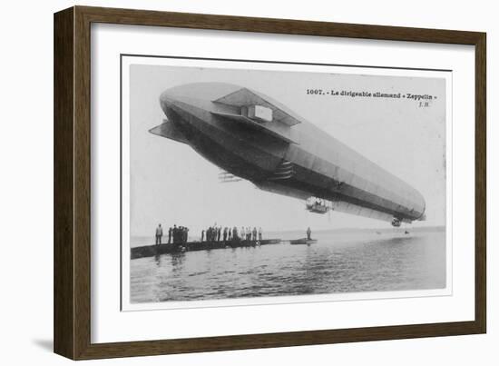 The First Zeppelin Lz-I on the Bodensee-null-Framed Art Print