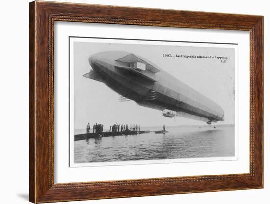 The First Zeppelin Lz-I on the Bodensee-null-Framed Art Print