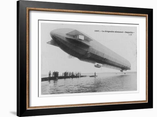 The First Zeppelin Lz-I on the Bodensee-null-Framed Art Print