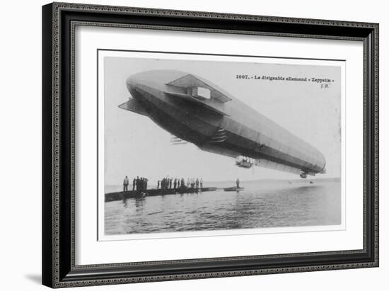 The First Zeppelin Lz-I on the Bodensee-null-Framed Art Print