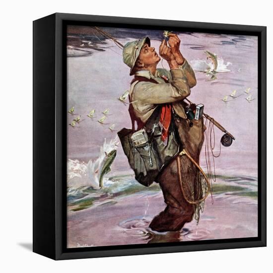 "The Fish are Jumping", May 19, 1951-Mead Schaeffer-Framed Premier Image Canvas