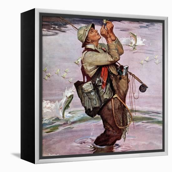 "The Fish are Jumping", May 19, 1951-Mead Schaeffer-Framed Premier Image Canvas