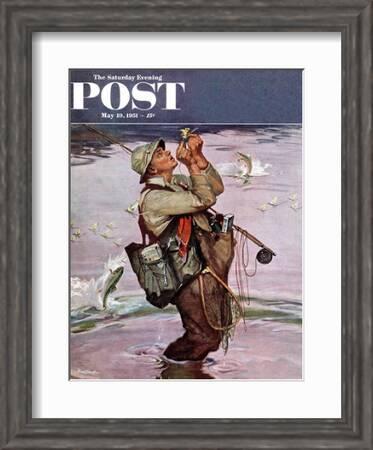 The Fish are Jumping Saturday Evening Post Cover, May 19, 1951