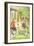 The Fish-Footman Delivering an Invitation to the Duchess, Alice in Wonderland by Lewis Carroll-John Tenniel-Framed Giclee Print