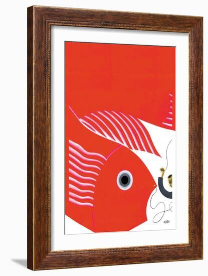 The Fish-Kite No Title-Frank Mcintosh-Framed Art Print