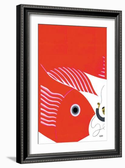 The Fish-Kite No Title-Frank Mcintosh-Framed Art Print