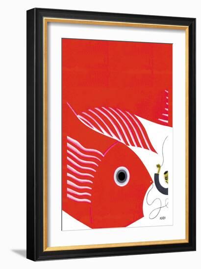 The Fish-Kite No Title-Frank Mcintosh-Framed Art Print