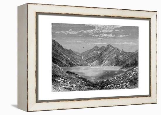 The Fish Lake, Switzerland, 1879-Weber-Framed Premier Image Canvas