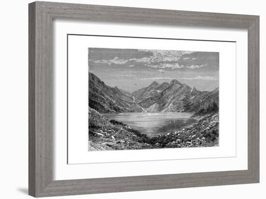 The Fish Lake, Switzerland, 1879-Weber-Framed Giclee Print