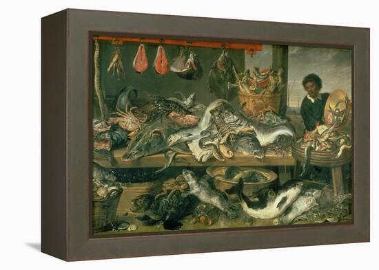 The Fish Market, 1618-21-Frans Snyders Or Snijders-Framed Premier Image Canvas
