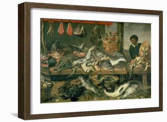 The Fish Market, 1618-21-Frans Snyders Or Snijders-Framed Giclee Print