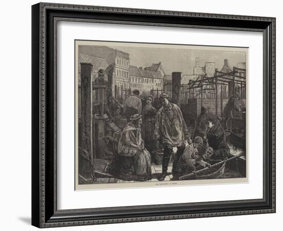 The Fish-Market at Berlin-Edward Frederick Brewtnall-Framed Giclee Print