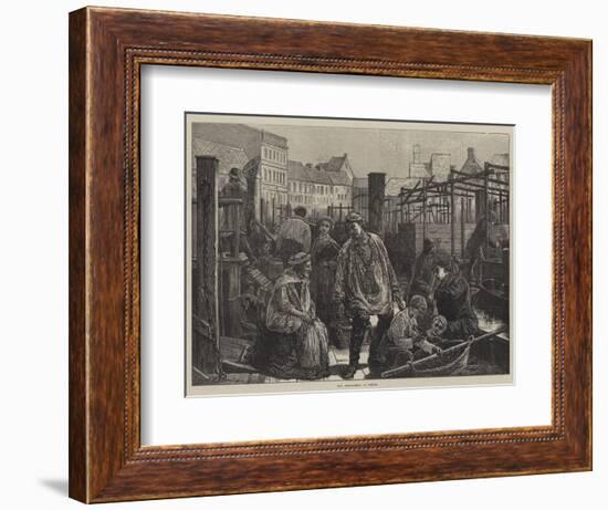 The Fish-Market at Berlin-Edward Frederick Brewtnall-Framed Giclee Print