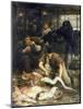 The Fish Market in the Morning, 1880-Victor Gabriel Gilbert-Mounted Giclee Print