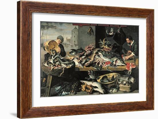 The Fish Market-Frans Snyders Or Snijders-Framed Giclee Print