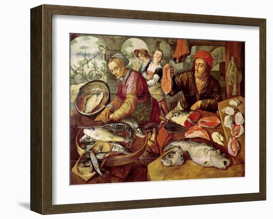 The Fish Market-Joachim Bueckelaer-Framed Giclee Print