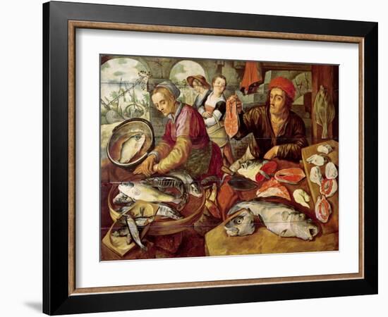 The Fish Market-Joachim Bueckelaer-Framed Giclee Print