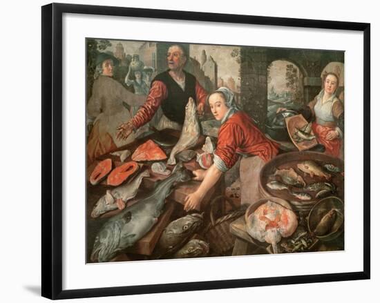 The Fish Market-Joachim Bueckelaer-Framed Giclee Print