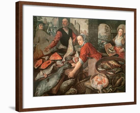 The Fish Market-Joachim Bueckelaer-Framed Giclee Print