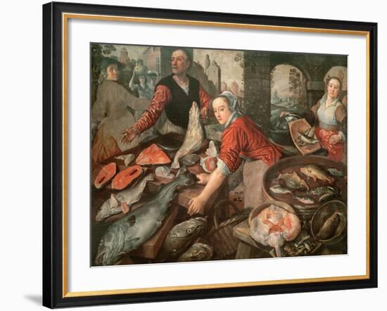 The Fish Market-Joachim Bueckelaer-Framed Giclee Print