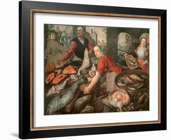 The Fish Market-Joachim Bueckelaer-Framed Giclee Print