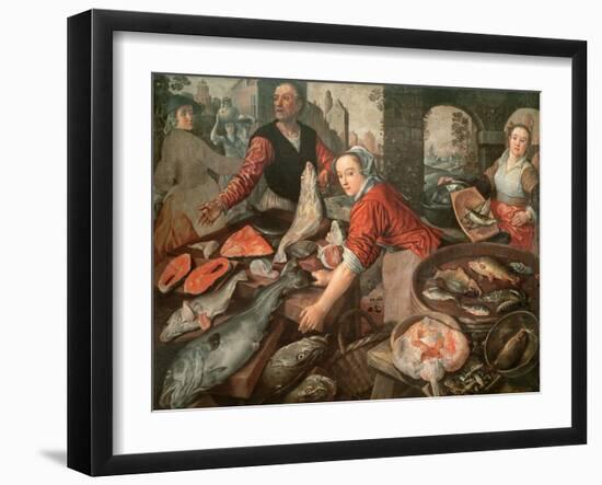 The Fish Market-Joachim Bueckelaer-Framed Giclee Print