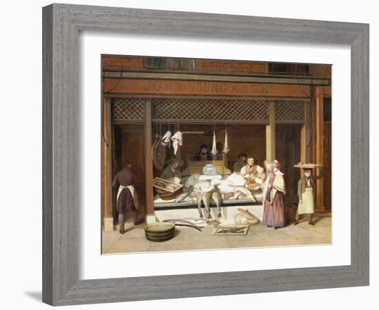 The Fish Shop-Jacques-Laurent Agasse-Framed Giclee Print