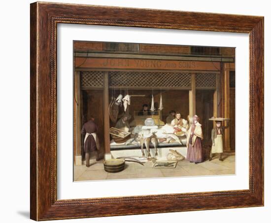 The Fish Shop-Jacques-Laurent Agasse-Framed Giclee Print