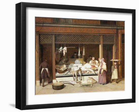 The Fish Shop-Jacques-Laurent Agasse-Framed Giclee Print