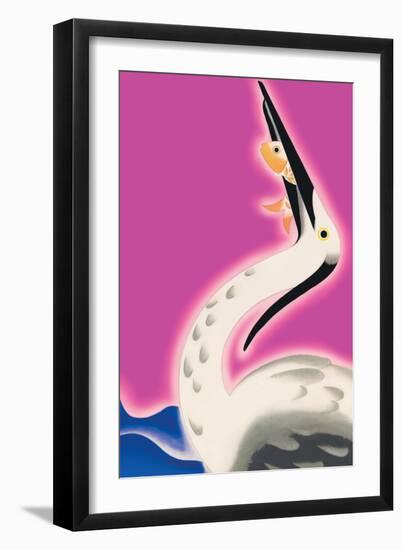 The Fisher Cormorant-Frank Mcintosh-Framed Art Print