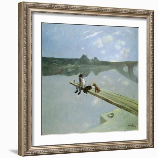 The Fisherman, 1884-Jean Louis Forain-Framed Giclee Print