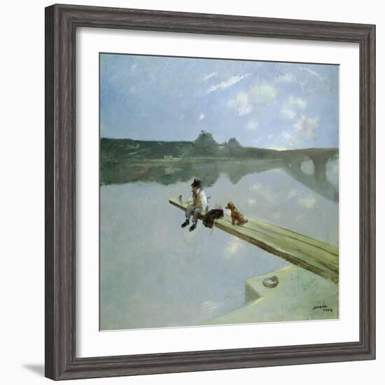 The Fisherman, 1884-Jean Louis Forain-Framed Giclee Print