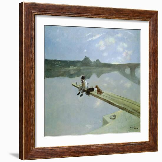 The Fisherman, 1884-Jean Louis Forain-Framed Giclee Print