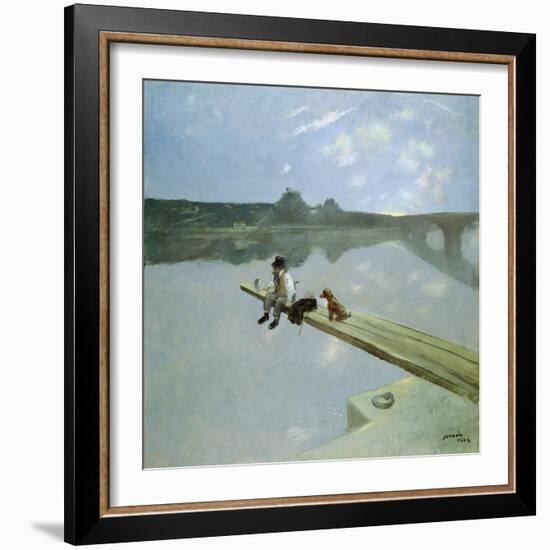 The Fisherman, 1884-Jean Louis Forain-Framed Giclee Print