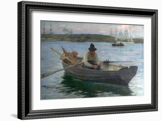 The Fisherman, 1888-89-Henry Scott Tuke-Framed Giclee Print