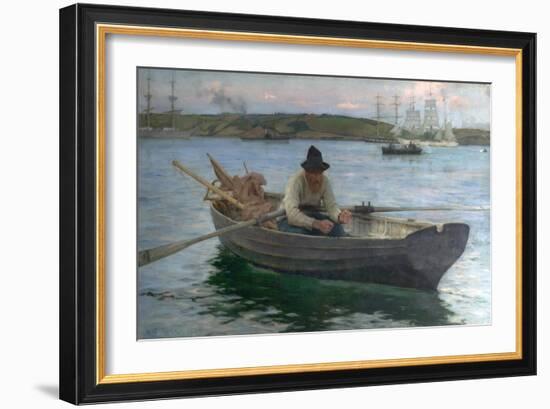 The Fisherman, 1888-89-Henry Scott Tuke-Framed Giclee Print