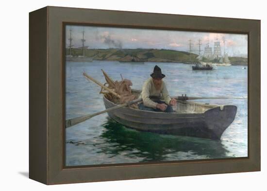 The Fisherman, 1888-89-Henry Scott Tuke-Framed Premier Image Canvas