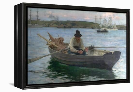 The Fisherman, 1888-89-Henry Scott Tuke-Framed Premier Image Canvas