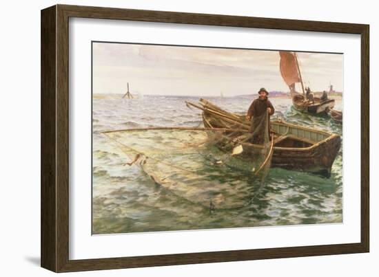 The Fisherman, 1888-Charles Napier Hemy-Framed Giclee Print