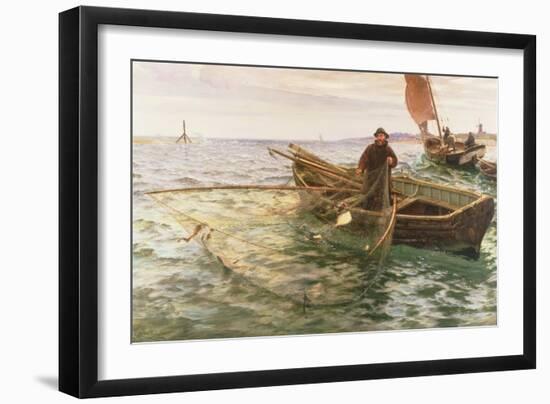 The Fisherman, 1888-Charles Napier Hemy-Framed Giclee Print